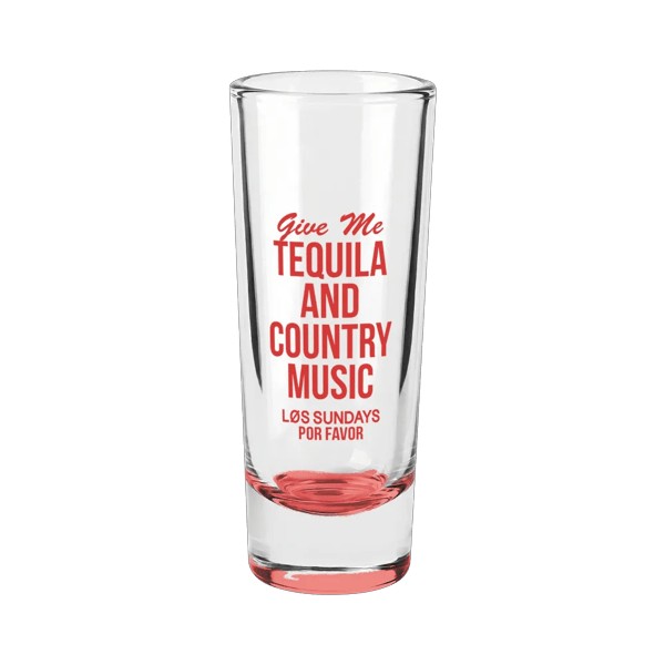 Jolt 2 oz Double Shooter Shot Glass with Color Bottom 1