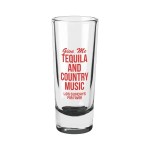 Jolt 2 oz Double Shooter Shot Glass with Color Bottom - Black Pad Print Jolt 2 oz Double Shooter Shot Glass with Color Bottom - Black Pad Print