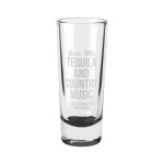 Jolt 2 oz Double Shooter Shot Glass with Color Bottom - Black Laser Engraving Jolt 2 oz Double Shooter Shot Glass with Color Bottom - Black Laser Engraving