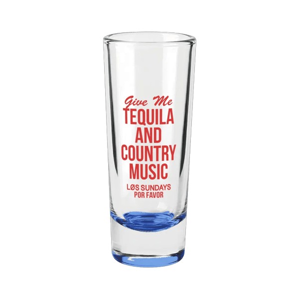 Jolt 2 oz Double Shooter Shot Glass with Color Bottom 1