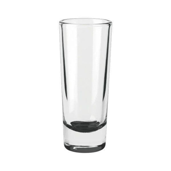 Jolt 2 oz Double Shooter Shot Glass with Color Bottom 1