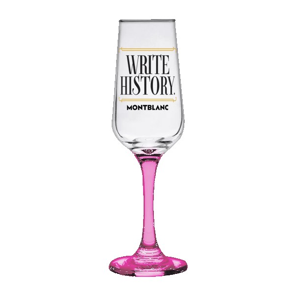 TOSCANA 6.5 Oz Champagne Glass with Color Bottom 1