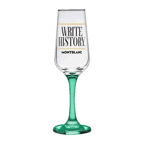 TOSCANA 6.5 Oz Champagne Glass with Color Bottom 1