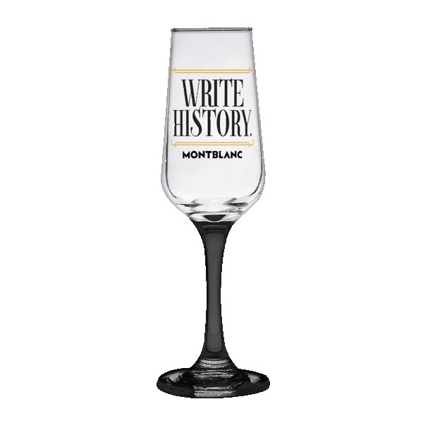 TOSCANA 6.5 Oz Champagne Glass with Color Bottom 1
