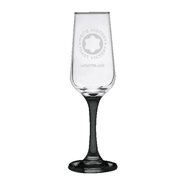 TOSCANA 6.5 Oz Champagne Glass with Color Bottom 1