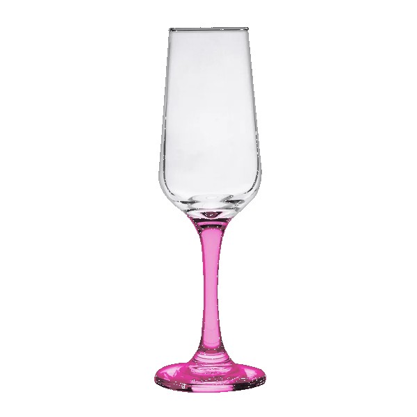 TOSCANA 6.5 Oz Champagne Glass with Color Bottom 1