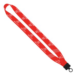 1" Dye Sublimated Waffle Weave Lanyard 1 1" Dye Sublimated Waffle Weave Lanyard 1