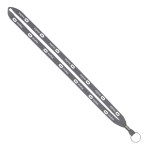 IMPORT Rush 1/2" Polyester Lanyard with Silver Crimp & Split-Ring - Royal Blue Blank IMPORT Rush 1/2" Polyester Lanyard with Silver Crimp & Split-Ring - Royal Blue Blank