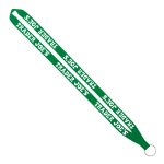 IMPORT Rush 5/8" Polyester Lanyard with Sewn Silver Metal Split-Ring - Orange Blank IMPORT Rush 5/8" Polyester Lanyard with Sewn Silver Metal Split-Ring - Orange Blank