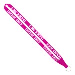 IMPORT Rush 5/8" Polyester Lanyard with Sewn Silver Metal Split-Ring - Navy Blank IMPORT Rush 5/8" Polyester Lanyard with Sewn Silver Metal Split-Ring - Navy Blank