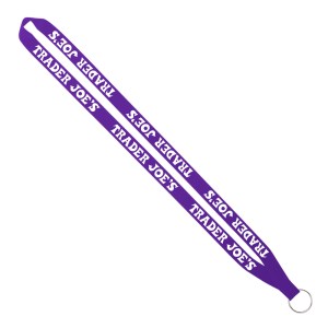 IMPORT Rush 5/8" Polyester Lanyard with Sewn Silver Metal Split-Ring 1 IMPORT Rush 5/8" Polyester Lanyard with Sewn Silver Metal Split-Ring 1