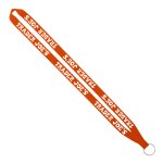 IMPORT Rush 5/8" Polyester Lanyard with Sewn Silver Metal Split-Ring - Grass Green Blank IMPORT Rush 5/8" Polyester Lanyard with Sewn Silver Metal Split-Ring - Grass Green Blank