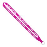 IMPORT Rush 5/8" Polyester Lanyard with Sewn Silver Metal Split-Ring 23 IMPORT Rush 5/8" Polyester Lanyard with Sewn Silver Metal Split-Ring 23