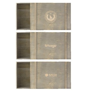 14" x 9" x 4.5" Wooden Gift Box 1 14" x 9" x 4.5" Wooden Gift Box 1