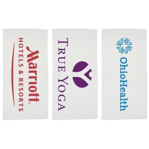 Basic Weight White Beach Towel 1 Basic Weight White Beach Towel 1