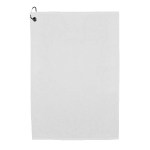 Weekender Flat Hem Golf Towel with Black Corner Hook 2 Weekender Flat Hem Golf Towel with Black Corner Hook 2