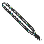 1" Dye-Sublimated Lanyard with Plastic Snap-Buckle Release and Plastic O-Ring 1 1" Dye-Sublimated Lanyard with Plastic Snap-Buckle Release and Plastic O-Ring 1