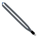 3/4" Reflective Lanyard with Buckle Release - Royal Blue Blank 3/4" Reflective Lanyard with Buckle Release - Royal Blue Blank