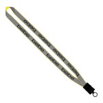 3/4" Reflective Lanyard with Buckle Release - Yellow 3/4" Reflective Lanyard with Buckle Release - Yellow
