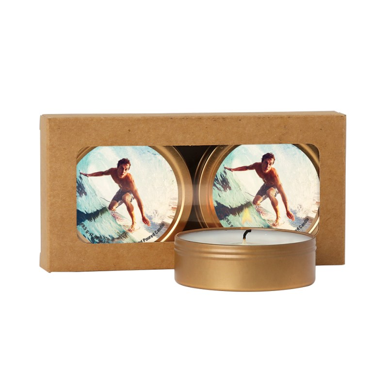 Scented Candle 2-Pack in Kraft Window Box 1 Scented Candle 2-Pack in Kraft Window Box 1