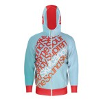 IMPORT Rusty Unisex Dye-Sublimated Raglan Full-Zip Hoodie 1 IMPORT Rusty Unisex Dye-Sublimated Raglan Full-Zip Hoodie 1
