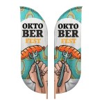 IMPORT 15%27 Double-Sided Blade Flag with Ground Spike 1 IMPORT 15%27 Double-Sided Blade Flag with Ground Spike 1