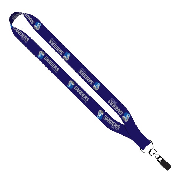 1" Polyester Dye Sublimated Lanyard 1