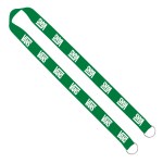 IMPORT Rush 1" Polyester 2-Ended Lanyard with Dual Sewn Silver Metal Split-Ring 1 IMPORT Rush 1" Polyester 2-Ended Lanyard with Dual Sewn Silver Metal Split-Ring 1