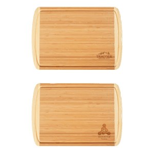 Kona Groove 18" X 12-1/2" Bamboo Cutting Board 1 Kona Groove 18" X 12-1/2" Bamboo Cutting Board 1