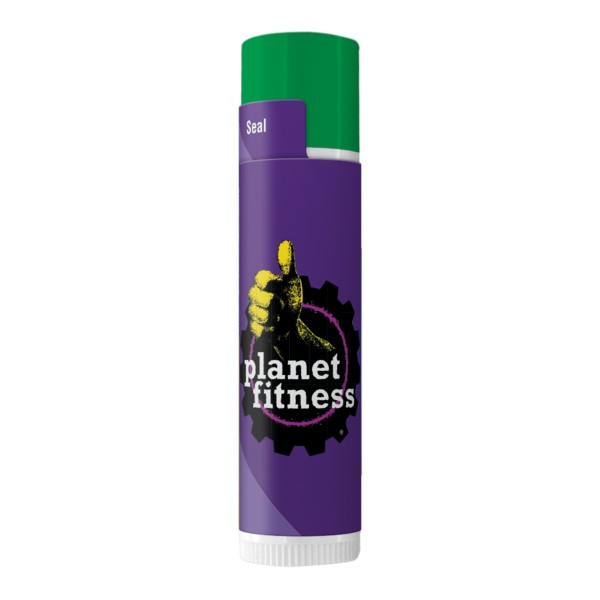 Custom SPF 15 Lip Balm in White Tube with Colored Cap 1