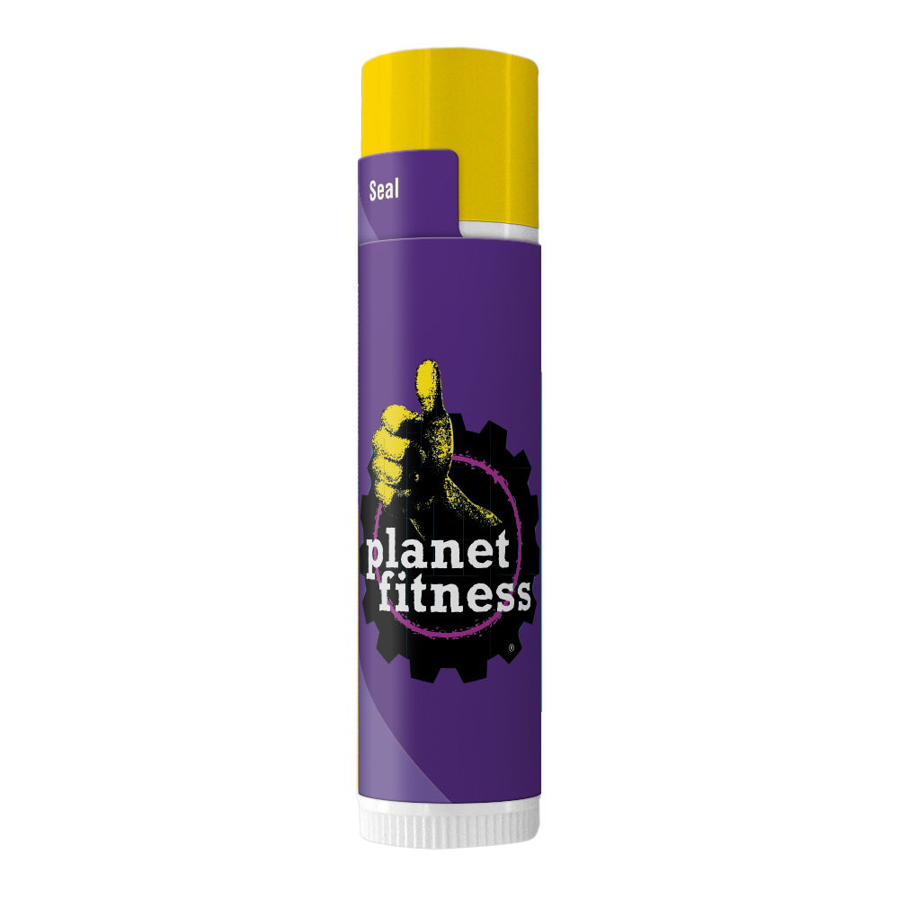 Custom SPF 15 Lip Balm in White Tube with Colored Cap 1