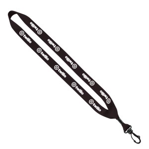 3/4" Polyester Lanyard with Swivel Snap Hook 1 3/4" Polyester Lanyard with Swivel Snap Hook 1