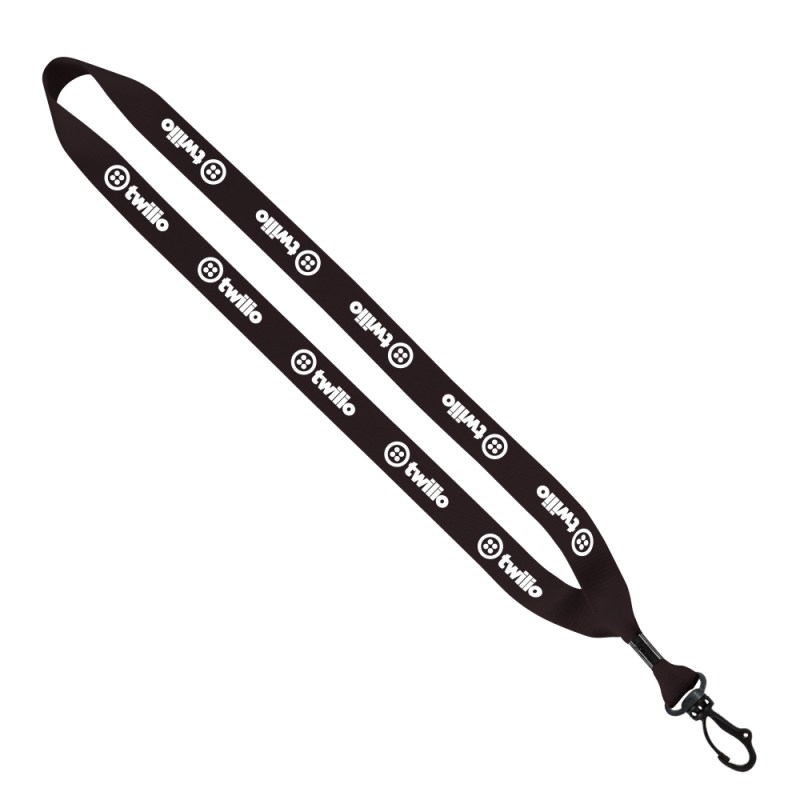 3/4" Polyester Lanyard with Swivel Snap Hook 1 3/4" Polyester Lanyard with Swivel Snap Hook 1