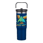 Memphis 30oz Top Handle Tumbler - Navy Spectrum Digital Print Memphis 30oz Top Handle Tumbler - Navy Spectrum Digital Print
