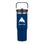 Memphis 30oz Top Handle Tumbler - Navy Screen Print Memphis 30oz Top Handle Tumbler - Navy Screen Print