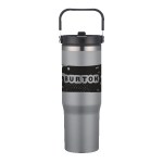 Memphis 30oz Top Handle Tumbler - Cool Gray 8c Screen Print Memphis 30oz Top Handle Tumbler - Cool Gray 8c Screen Print