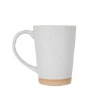 Toledo 15oz Speckle Latte Mug with Natural Bottom - White Blank Toledo 15oz Speckle Latte Mug with Natural Bottom - White Blank