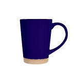 Toledo 15oz Speckle Latte Mug with Natural Bottom - Navy Blank Toledo 15oz Speckle Latte Mug with Natural Bottom - Navy Blank