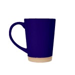 Toledo 15oz Speckle Latte Mug with Natural Bottom - Navy Blank Toledo 15oz Speckle Latte Mug with Natural Bottom - Navy Blank
