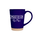 Toledo 15oz Speckle Latte Mug with Natural Bottom - Navy Screen Print Toledo 15oz Speckle Latte Mug with Natural Bottom - Navy Screen Print