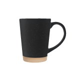 Toledo 15oz Speckle Latte Mug with Natural Bottom - Black Blank Toledo 15oz Speckle Latte Mug with Natural Bottom - Black Blank