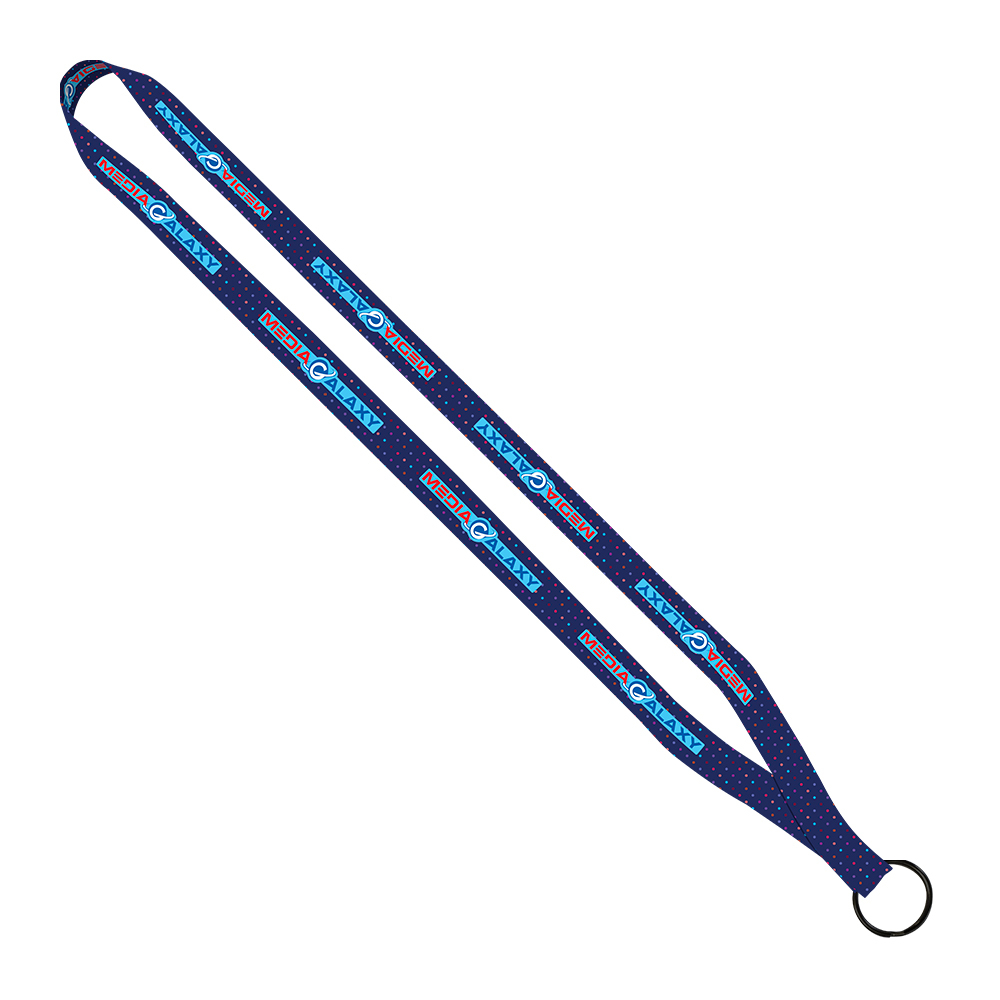 1/2" Polyester Dye Sublimated Lanyard 1