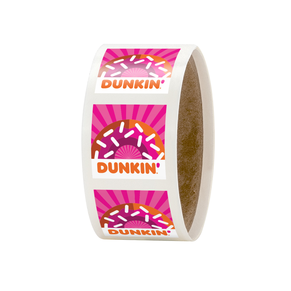 1" x 1" Square Roll Labels 1
