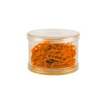 Paperclip Drum - Orange Blank Paperclip Drum - Orange Blank