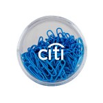Paperclip Drum - Blue Pad Print Paperclip Drum - Blue Pad Print