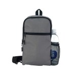 Daypack Recycled Sling Bag - Gray Blank Daypack Recycled Sling Bag - Gray Blank