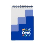 Steps Notebook with Recycled Cover and FSC-Certified Pages - White, Light Blue, Royal Blue Spectrum Digital Print Steps Notebook with Recycled Cover and FSC-Certified Pages - White, Light Blue, Royal Blue Spectrum Digital Print