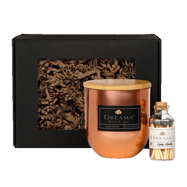 SOHO 8oz Candle with Matches Set 1