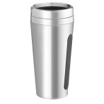 Dual-Grip Travel Tumbler - 15 Oz. - Silver Blank Dual-Grip Travel Tumbler - 15 Oz. - Silver Blank