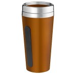 Dual-Grip Travel Tumbler - 15 Oz. - Orange Blank Dual-Grip Travel Tumbler - 15 Oz. - Orange Blank